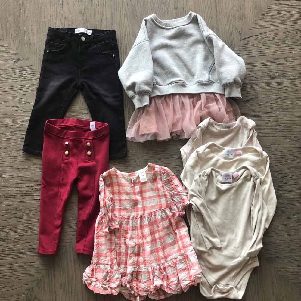 7 items. All in good condition. Size 12-18 month